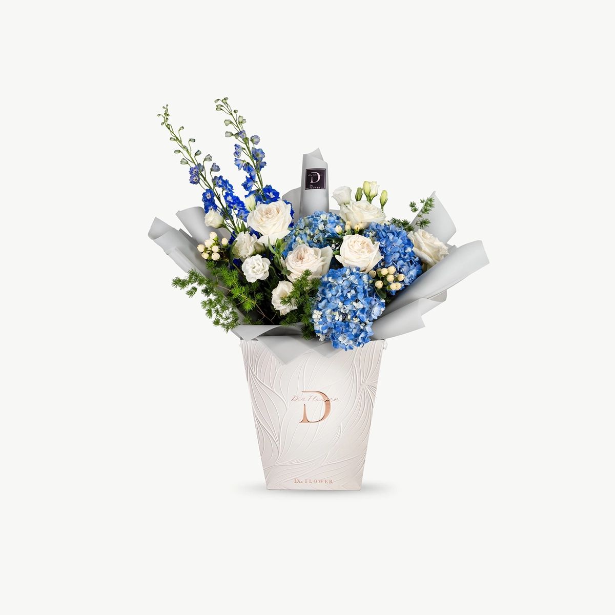 Father's Day flower arrangement with sophisticated blooms